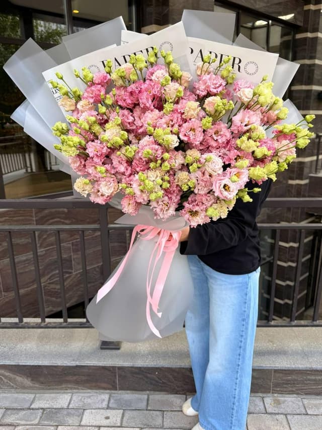 Букет нежных эустом