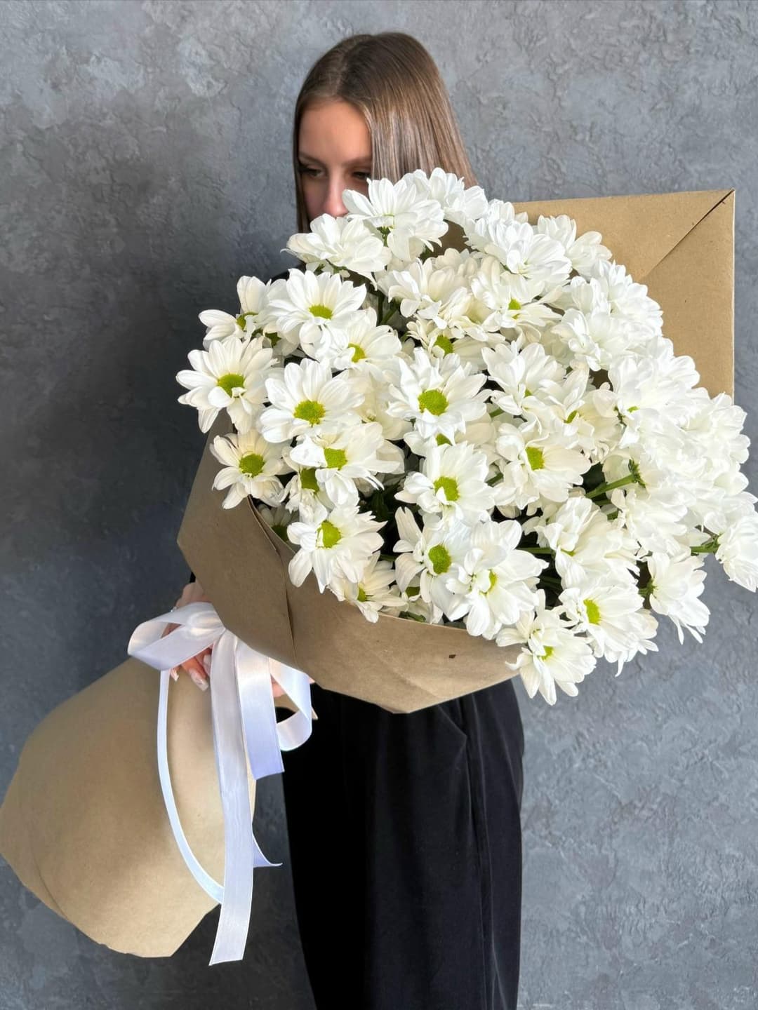 Ромашки в крафте